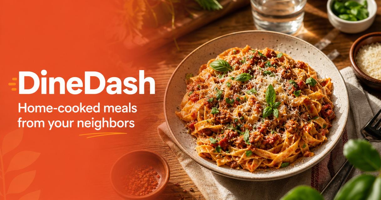 DineDash — Home-Cooked Meals from Neighborhood Cooks | Peer-to-Peer ...